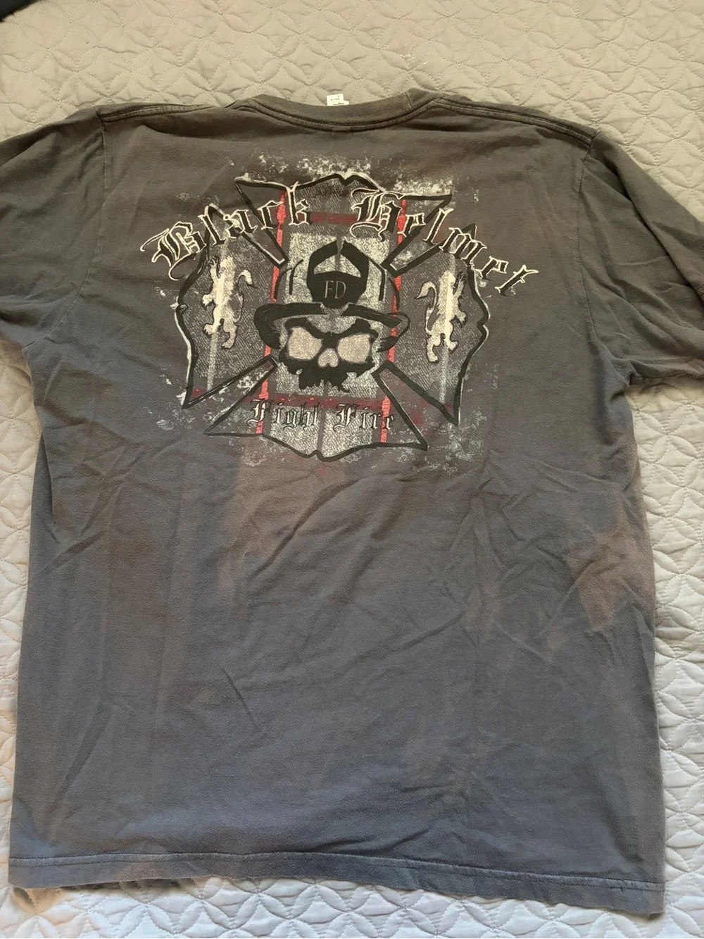 Men’s Vintage T-Shirts with Flaws - Call of Duty Black Ops II | Black Helmet